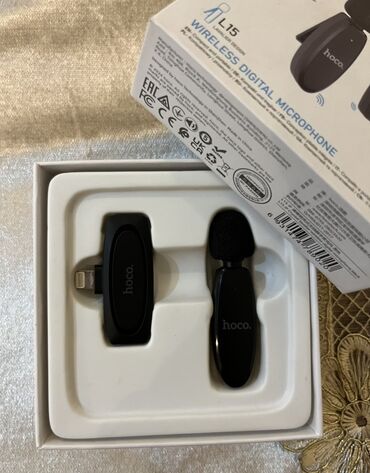 Kompüter, noutbuk və planşetlər: İşlənmiş Simsiz (Bluetooth) Mikrofon Hoco, Ünvandan götürmə