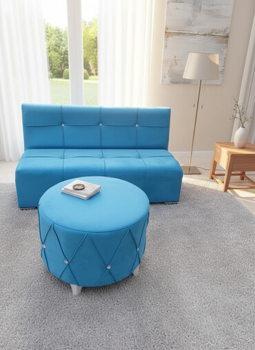 Sifarişlə restoran divanları: Düz, sadə divan, Bazasız — 1