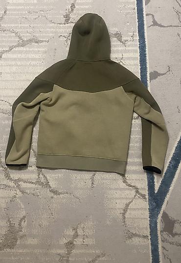 nike tech fleese: Мужская толстовка, M, Nike, Б/у, цвет - Зеленый, Самовывоз, Платная доставка — 3