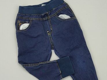 jeansy z talia paper bag: Jeans, 1.5-2 years, 92, condition - Fair