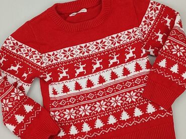 sweterki świąteczne dla niemowląt: Sweatshirt, SinSay, 4-5 years, 104-110 cm, condition - Perfect