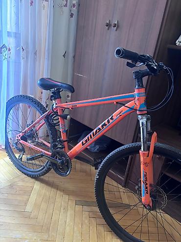 Velosipedlər: GIMAKR GT-300 dağ velosipedi - Rəng: narıncı-mavi qrafika - Çərçivə — 4