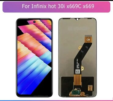 бушные телефон: Дисплей Infinix Hot 30 i
669 Icd
Новый с каропкой.
Цена 800 сом