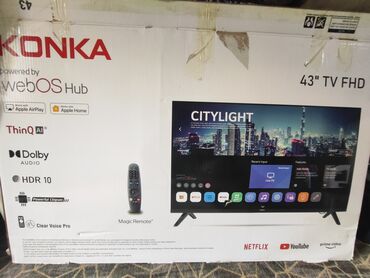 телевизор токмак: Смарт-телевизор KONKA 43" TV FHD Основные характеристики: - Диагональ