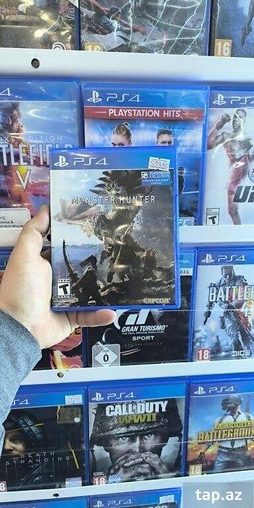 plays: PS4 üçün "Monster Hunter World" oyun diski PlayStation 4 Hər bir — 1