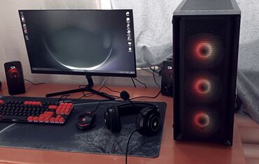 телефоны xiaomi redmi not 12: Компьютер, ОЭТ 16 ГБ, Оюндар үчүн, Колдонулган, AMD Ryzen 5, AMD Radeon RX 6600, SSD
