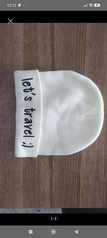 ipli papaqlar papaqlar: Toxunma, trikotaj papaq, ColinS, Yeni, rəng - Ağ, One size — 1