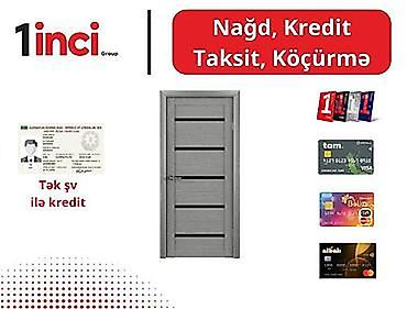 MDF Otaq qapısı - Material: MDF - Müasir dizayn: üfüqi panellərlə — 1