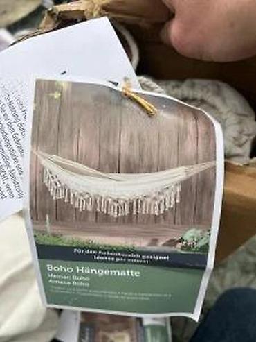 Ležaljke i ljuljaške: Boho viseća ležaljka (hammock) - Dizajn: boho stil sa dekorativnim — 10