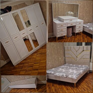 садовая мебель пластиковая: Zeyno*yeni YATAQ mebeli :-TƏCİLİ SATILIR*‼️ QİYMƏT:-950azn İşlənməyib