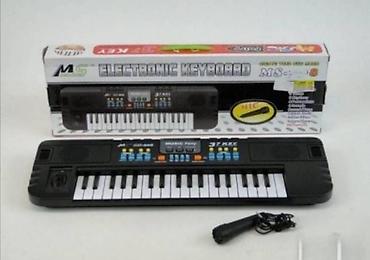 bubnjevi za decu aksa: Muzička igračka sintisajzer ms-008 sa mikrofonom. muzička igračka — 1
