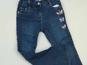 majtki dziewczęce 110: Spodnie jeansowe, Lupilu, 4-5 lat, 110, stan - Dobry