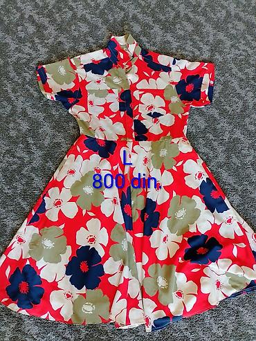 Women's Clothing: Letnja haljina sa cvetnim dezenom - Veličina: L - Cena: 800 din — 1