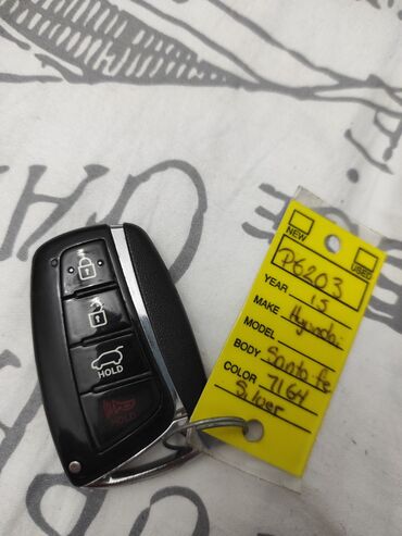 ключи авто: Ключ Hyundai 2015 г., Б/у, Оригинал, США