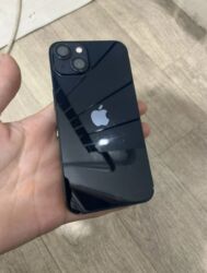 кнопочный телефон купить: IPhone 13, Б/у, 128 ГБ, Midnight, Защитное стекло, 88 %
