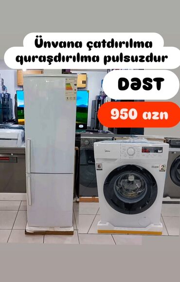 2 qapılı Midea Soyuducu Satılır, rəng - Ağ