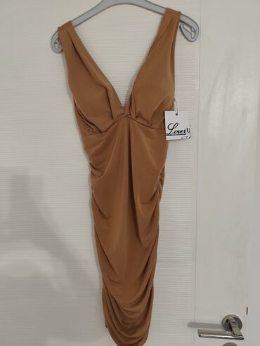 svečane haljine za krštenje: One size, bоја - Braon, Večernji, maturski, Top (bez rukava)