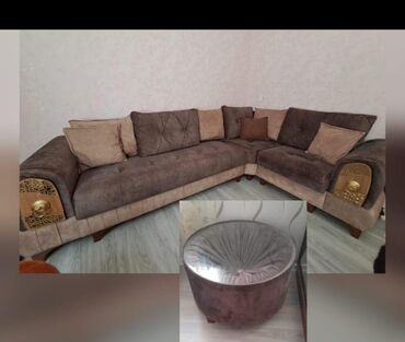 Qonaq otağı dəstləri: Künc divan