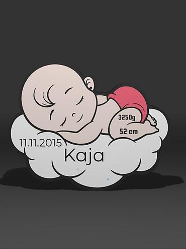 Ночники: Именной детский ночник - Персонализация: имя ребёнка, дата рождения — 7