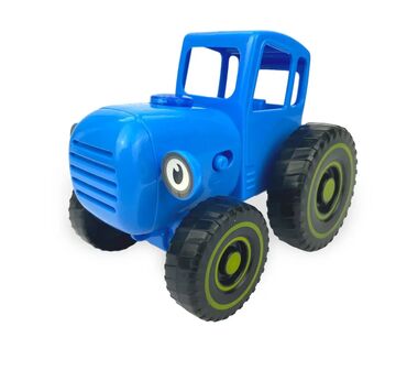 самодельный трактор: В наличии синий трактор новый в упаковке, музыкальный и светится