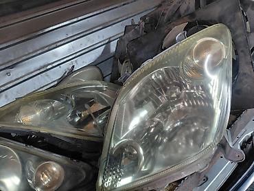 Комплект передних фар Toyota 2004 г., Б/у, Оригинал, Япония
