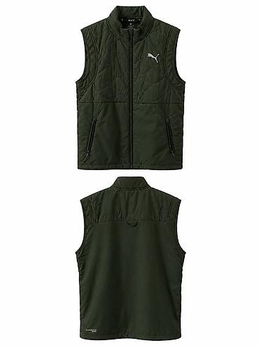 купить мужской жилет: Мужская куртка, S, Puma, Новый, цвет - Зеленый, Самовывоз — 1
