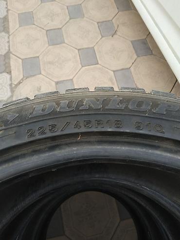 952 2: Шины 225 / 45 / R 18, Зима, Б/у, Комплект, Легковые, Япония, Dunlop — 3