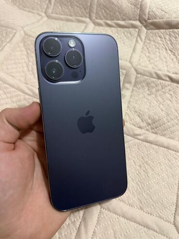 Apple iPhone: IPhone 14 Pro Max, Б/у, 1 ТБ, Deep Purple, Защитное стекло, 94 % — 1