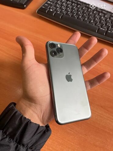 бу 11 айфон цена: IPhone 11 Pro, Колдонулган, 64 ГБ, Заряддоочу түзүлүш, 100 %