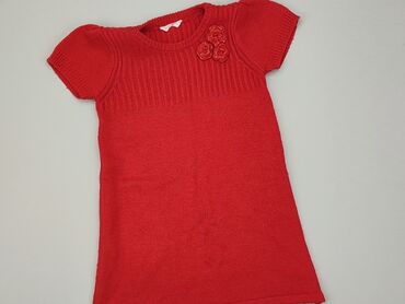 sukienka czerwona w groszki: Sukienka, 3-4 lat, 98-104 cm, stan - Dobry