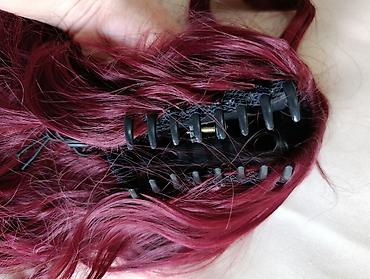 Аксессуары для волос: Хвосты 900 трессы 750 дикая вишня 750 (заколка) шатенка заколка 450 — 15