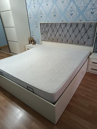 drel satisi: Yataq. Satılır 250 azn. Ortopedik matras verilir, bazası var. İdeal — 1