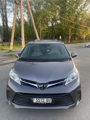 Toyota: Toyota Sienna: 2018 г., 3.5 л, Автомат, Бензин, Минивэн