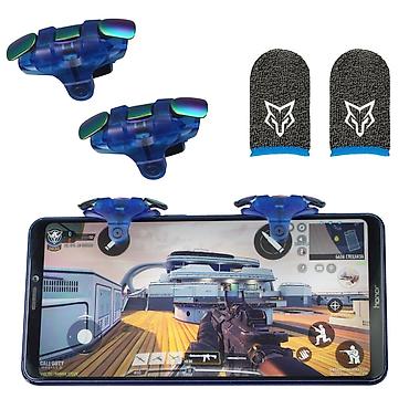 мониторы для компа: Игровые триггеры для смартфона + перчатки-наконечники для пальцев — 3