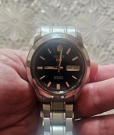 saat iphone: Seiko 5 avtomatik qol saatı - Model: Seiko 5, Ref. SNXS79J1 (Cal — 5