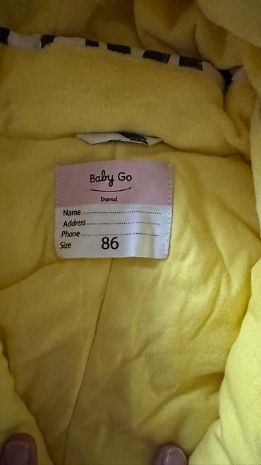 Сырткы кийимдер: Детский зимний комбинезон Baby Go, размер 86. - Модель: слитный — 2