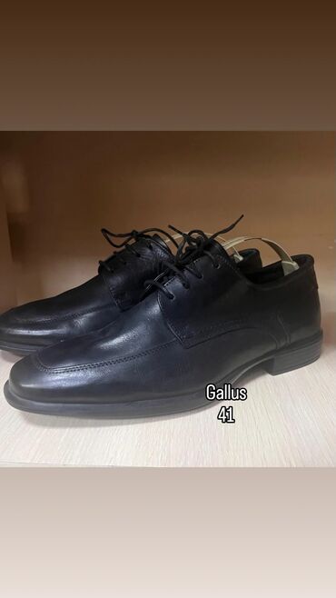 Туфли: Мужские туфли, 42.5, Новый, цвет - Черный, Платная доставка, Бесплатная доставка, Самовывоз — 6