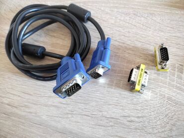 Audio və video kabellər: Müxtəlif perexodniklər, kabel və adapterlər Audio giriş 2.5 mm-dən — 3