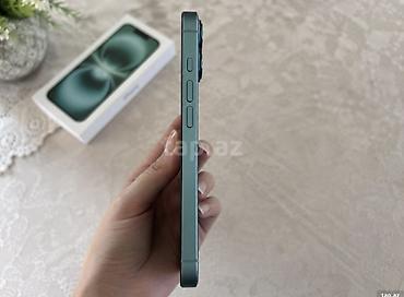 iphone 7 case: IPhone 16, 128 GB, Yaşıl, Barmaq izi, Face ID, Zəmanət — 3