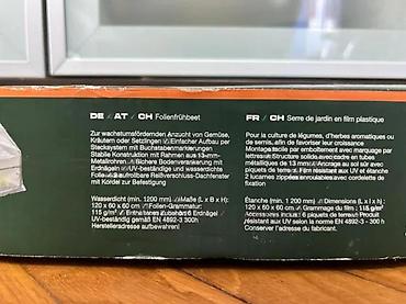 Ostala baštenska oprema: PARKSIDE mini plastenik/folijski rasadnik – model “Folienfrühbeet” - — 6