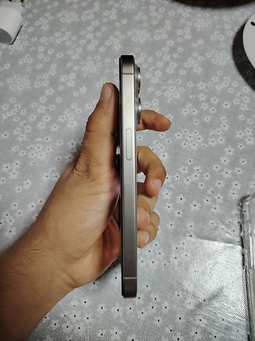 mikrofon qiymetleri: IPhone 15 Pro, 256 GB, Natural Titanium, Face ID — 6