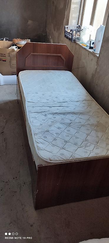 İşlənmiş, Təknəfərlik çarpayı, Bazasız, Matras ilə, Siyirməsiz