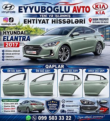 hyundai veracruz: Hyundai Elantra üçün qapılar – orijinal ehtiyat hissələri Uyğunluq: - — 1