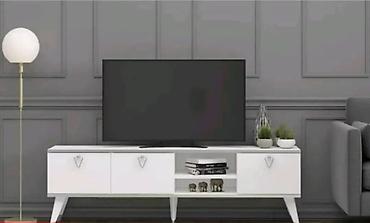 stend qiymeti: Yeni, Düz TV altlığı, Polkasız, Laminat, Türkiyə — 6