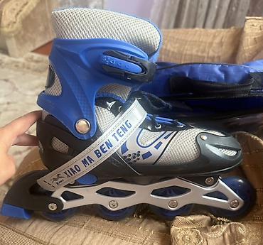 Rəng: mavi-boz Növ: 4 təkərli inline (roller) konki Brend/üzərində