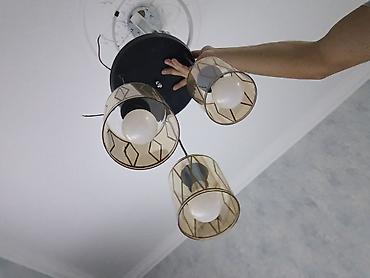 bra isiqlar: Çılçıraq, 3 lampa, Metal — 2