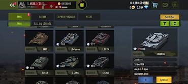 vela: Oyun hesabı – Tank simulyatoru koleksiyası - Səviyyə: LVL 70 hesab — 3