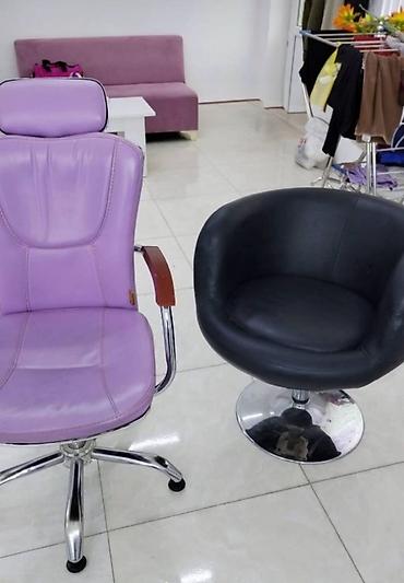 divan ofis: Ofis və salon kresloları dəsti - 1 ədəd bənövşəyi ofis kreslosu — 1