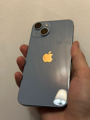 Apple iPhone: IPhone 14, 128 GB, Blue Titanium, Zəmanət, Barmaq izi, Face ID