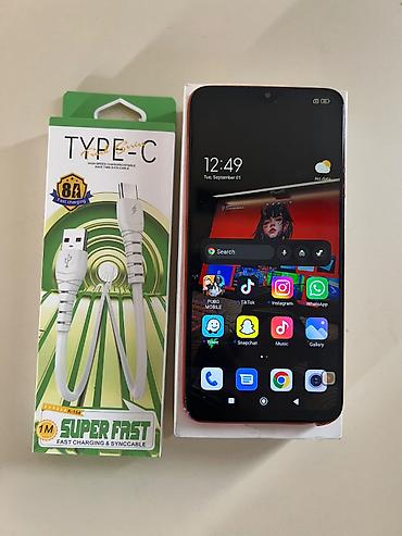 xiaomi redmi 9 t: Redmi 9T, 128 GB, rəng - Qırmızı, Face ID — 6